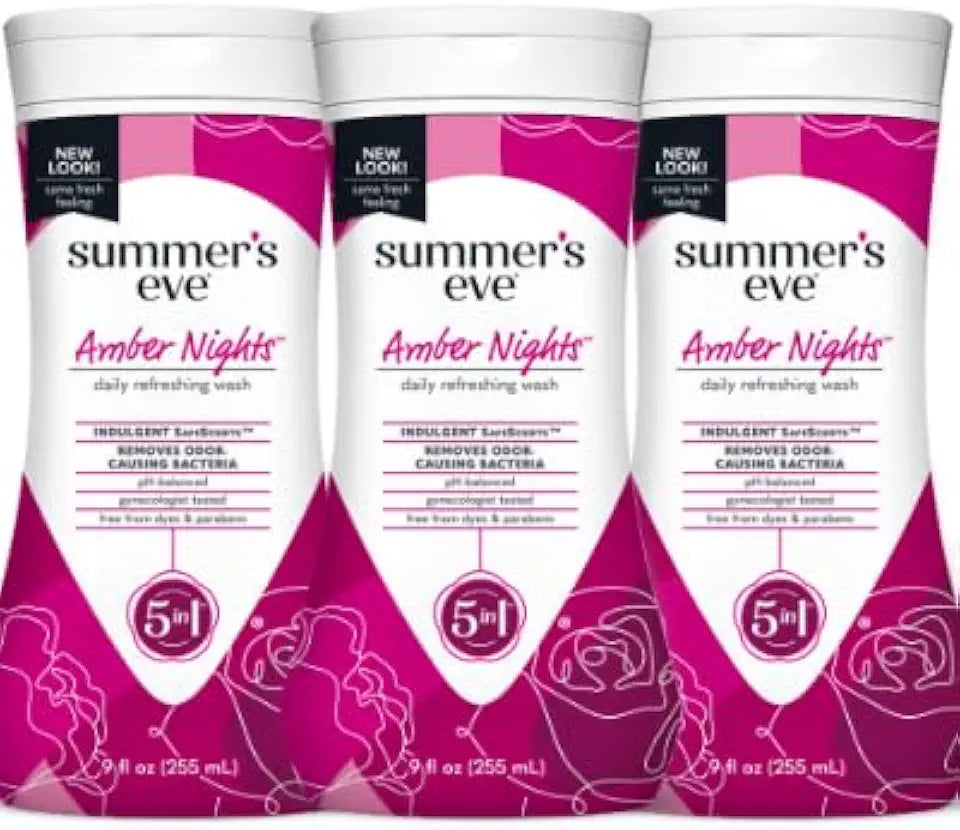 Amber Nights Feminine Body Wash with Oat and Shea Extracts 9 fl oz Pack of 3 H463