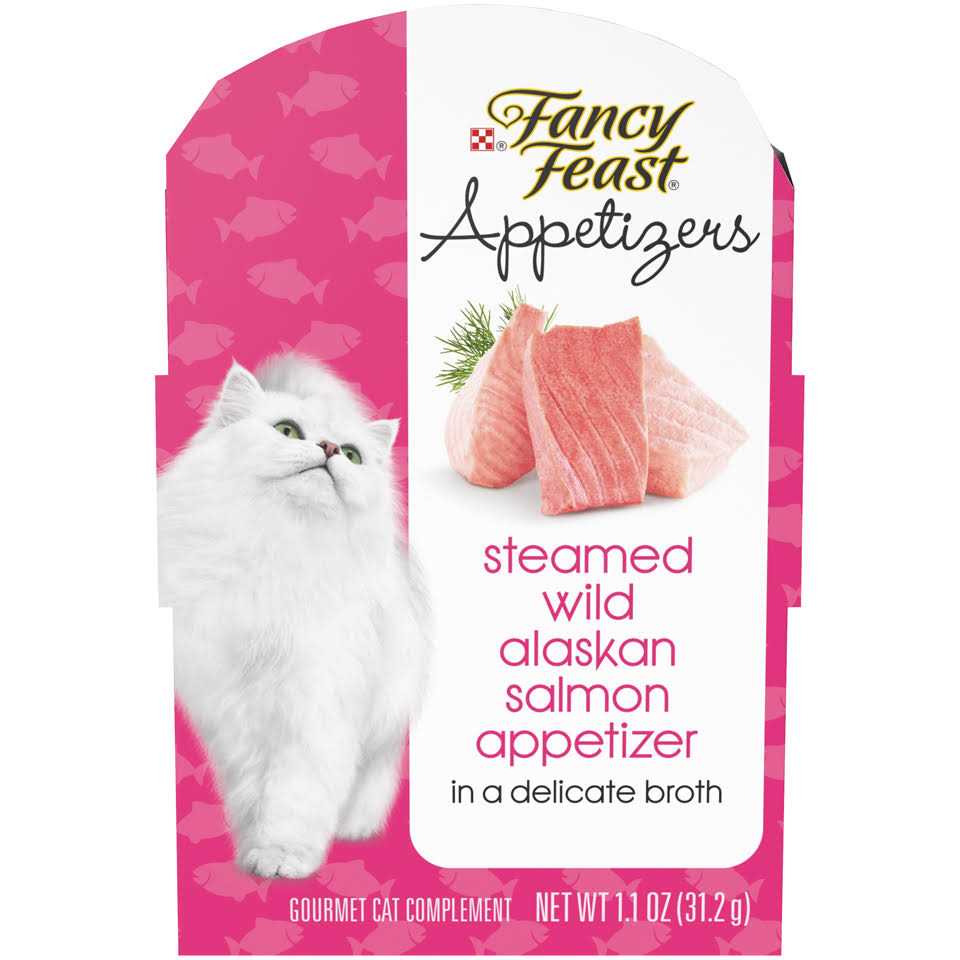 Grain Free Wet Cat Food Topper Salmon Appetizer H5552