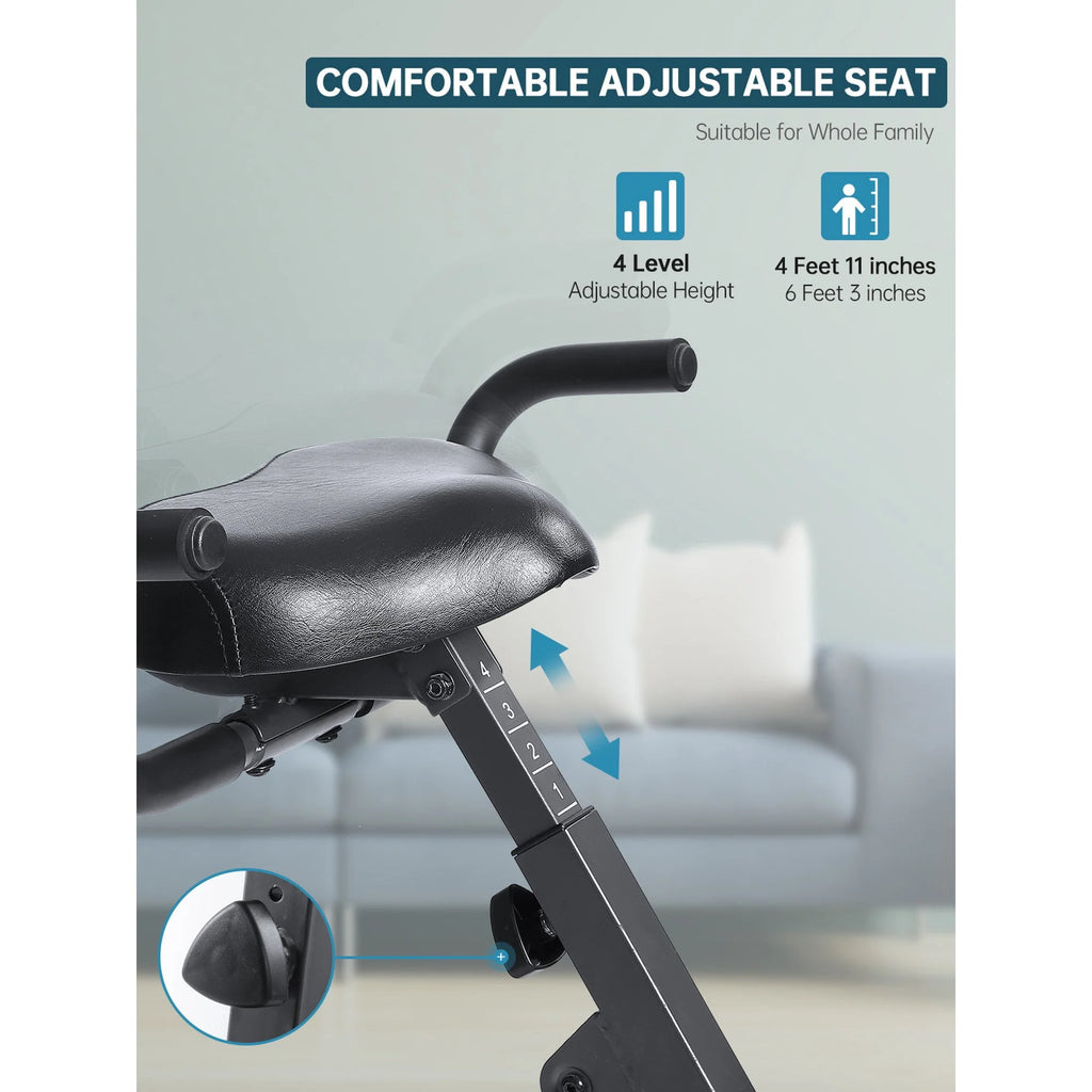 Folding Magnetic Stationary Exercise Bike E45463