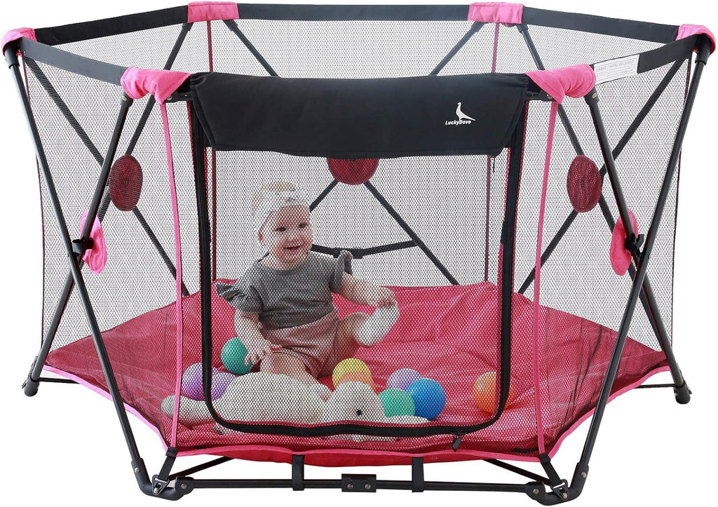 Portable Playard with Carrying Bag and Mattress Y964916