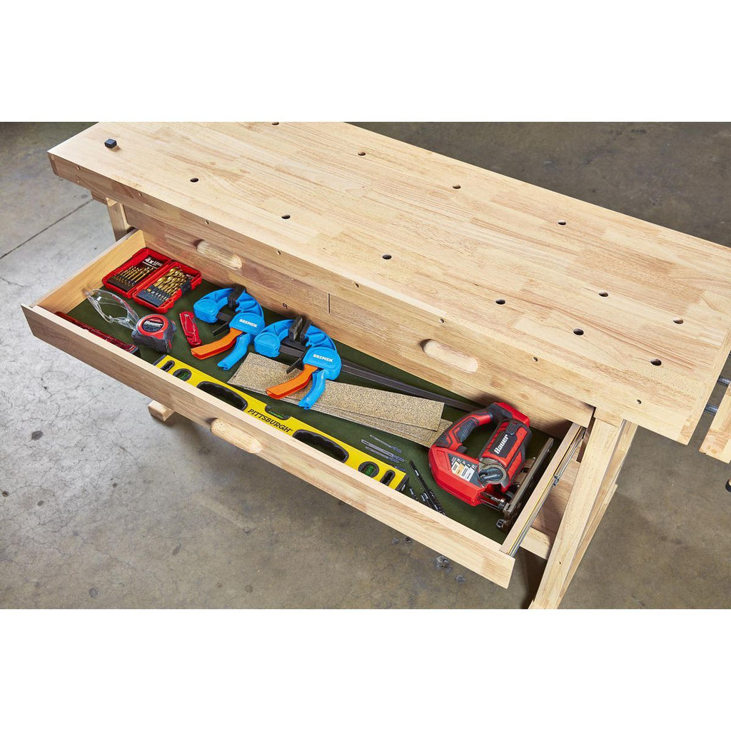 60 in. 3-Drawer Hardwood Workbench U66536