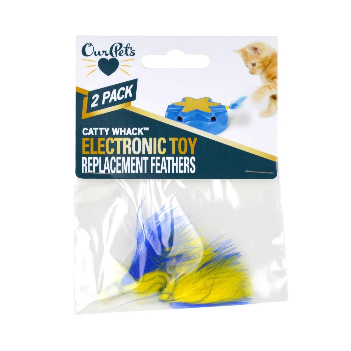 Interactive Cat Toy Replacement Feathers I79281