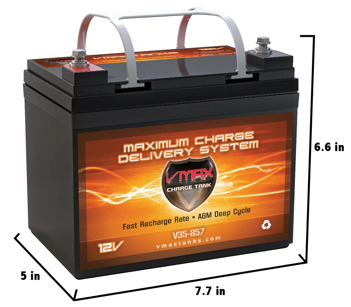 12V 35Ah AGM Deep Cycle Battery C31984