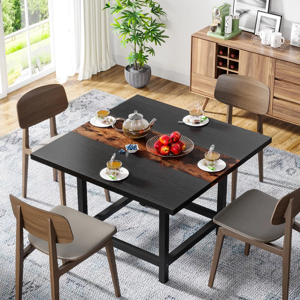 Square Dining Table for 4 People A7652