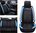 Car Seat Covers 5-Seat Black Blue X3091