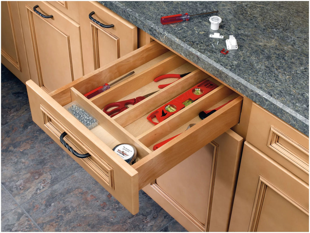 Wood Kitchen Drawer Utility Tray Insert Z62891