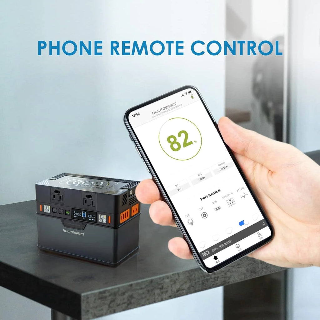 288Wh Portable Power Station with 300 Watt AC Outlets N9520