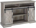 Stone Gray Wood Storage Cabinet K784451