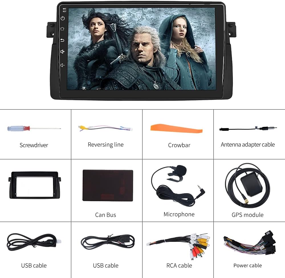 Car Radio Stereo for BMW 3 Series E46 1999-2004 Android 10.0 Carplay Android Auto R134497