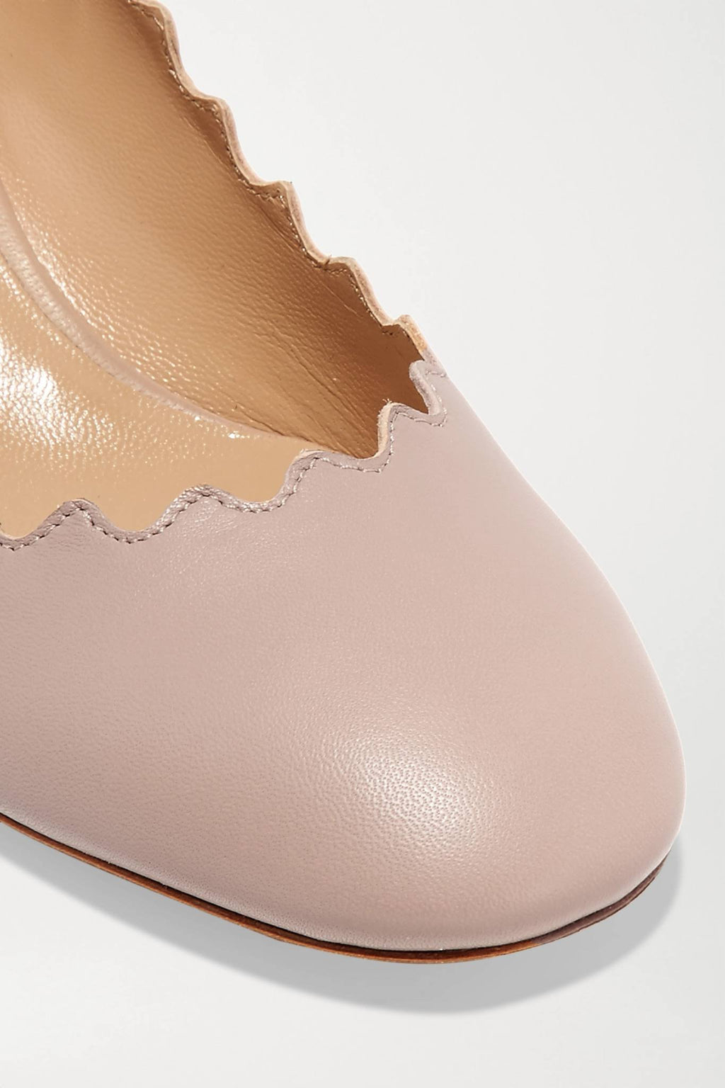 Pink Leather Pump N611