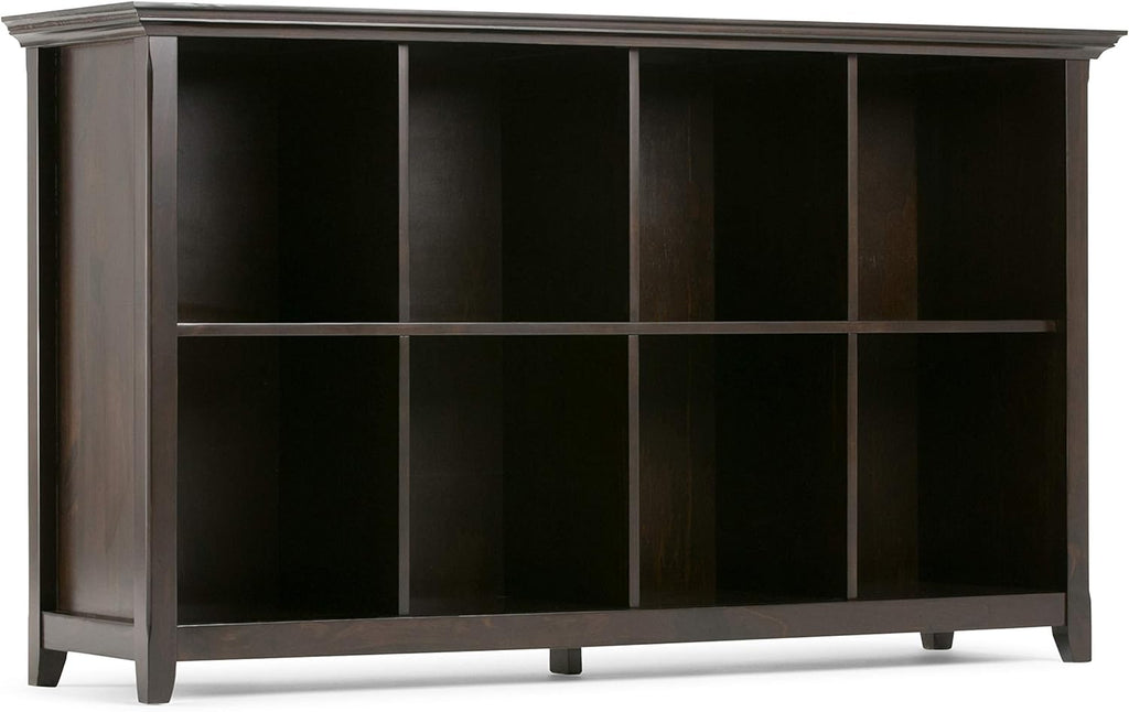 Hickory Brown 8 Cube Solid Wood Bookcase O281