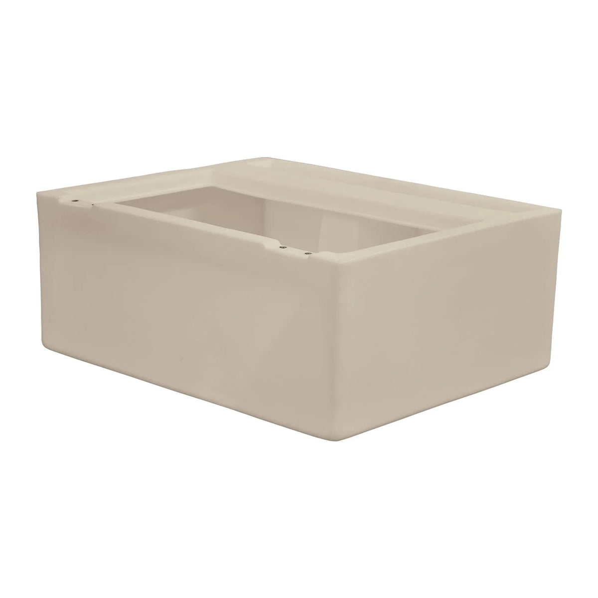White Pontoon Bench Seat Base E253228