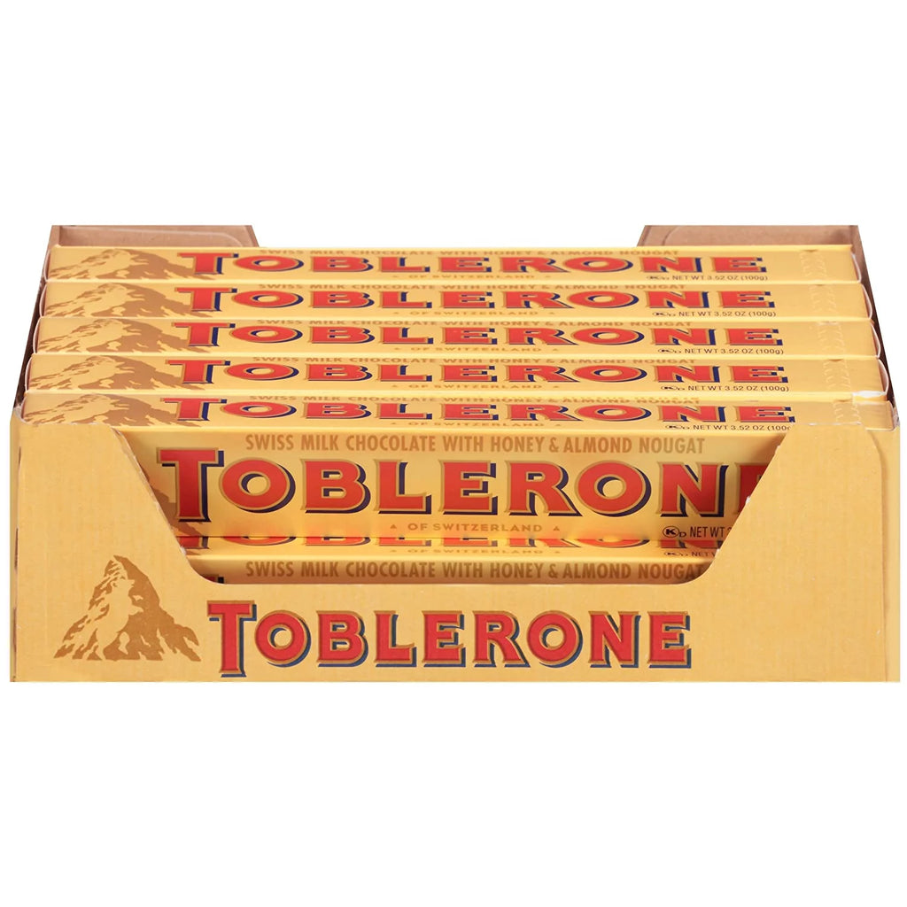 Swiss Milk Chocolate with Honey & Almond Nougat Bars R4517