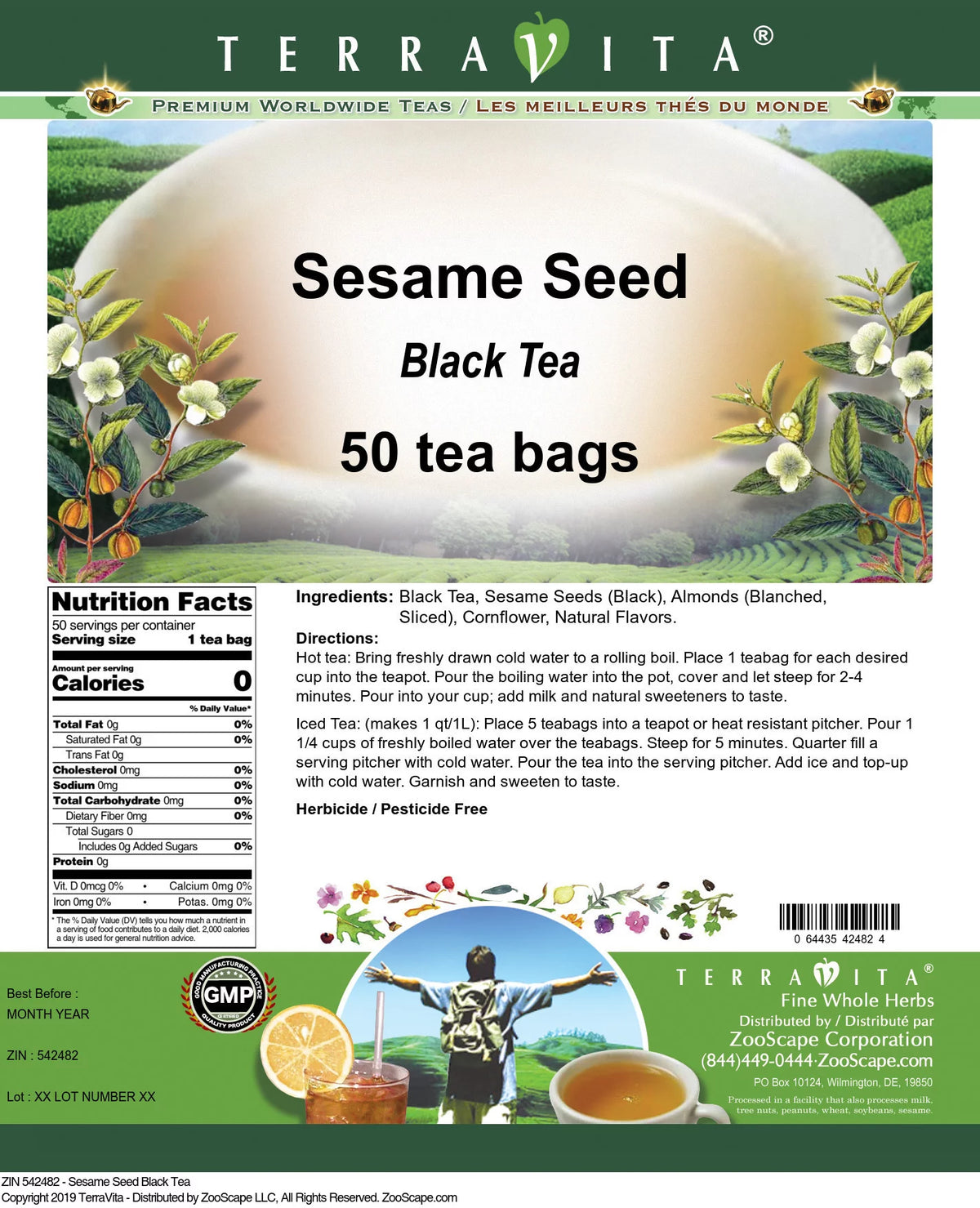 Black Tea Bags 50 Tea Bags U526303