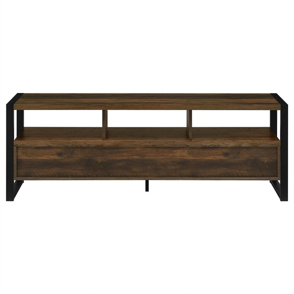 2-Drawer Farmhouse Wood TV Stand M375