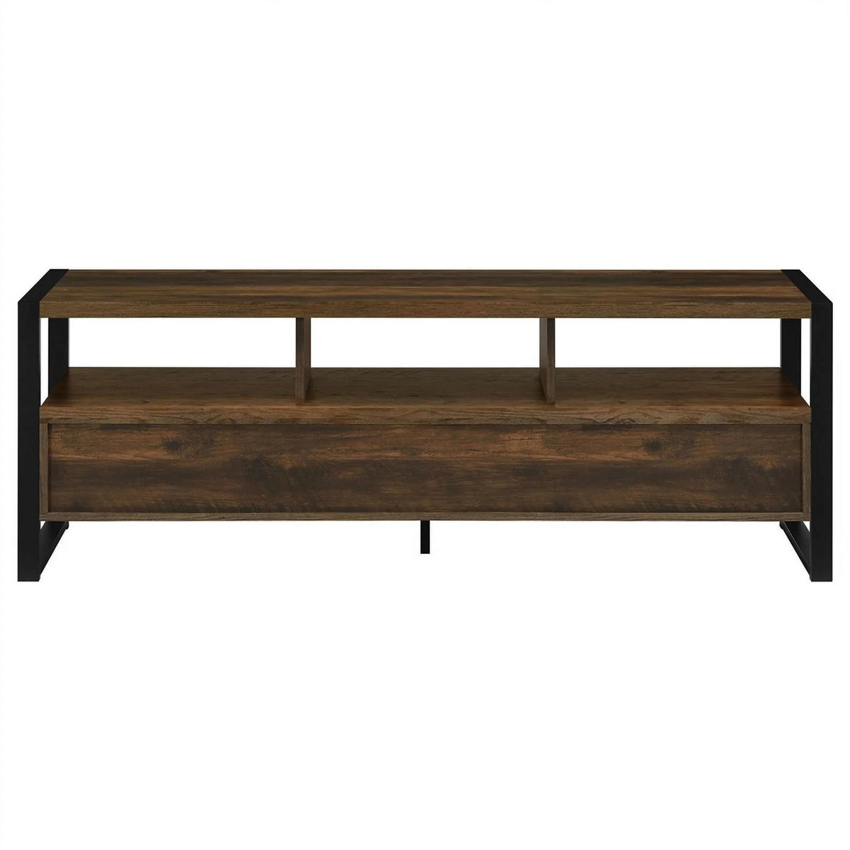 2-Drawer Farmhouse Wood TV Stand M375