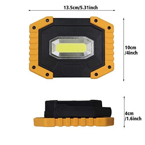 Rechargeable 2 Pack 30W 2000LM Portable Cordless Waterproof LED Work Light T86564