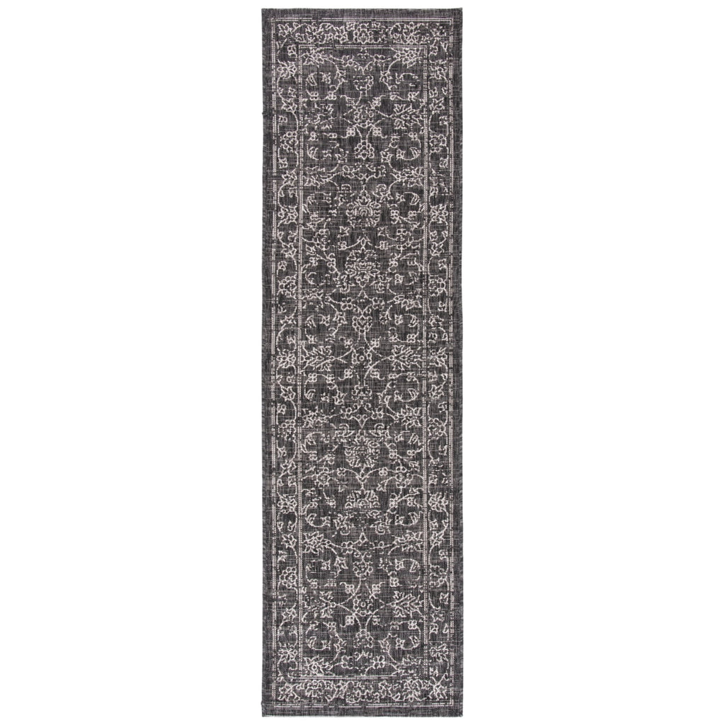 Black Ivory Round Indoor/Outdoor Area Rug N500009