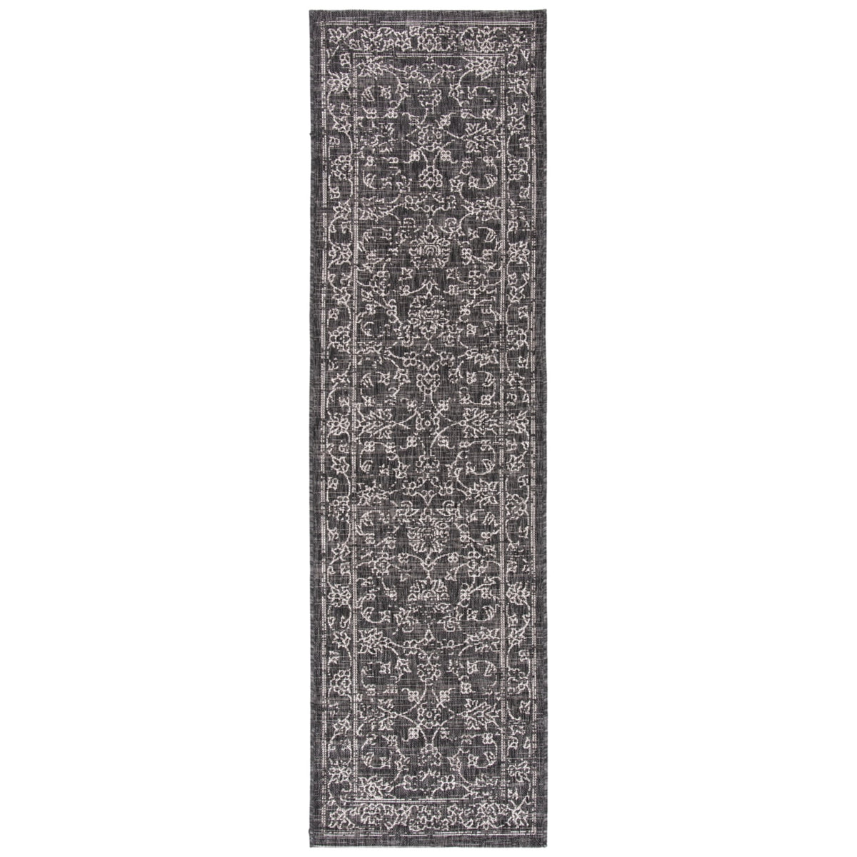 Black Ivory Round Indoor/Outdoor Area Rug N500009