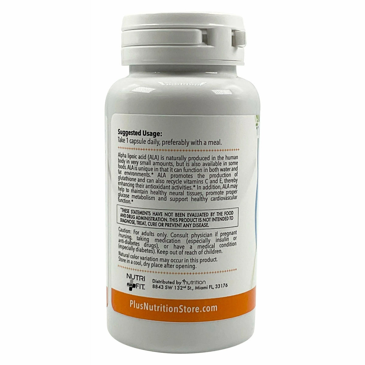 Alpha Lipoic Acid 600 mg Veg Capsules Y710250