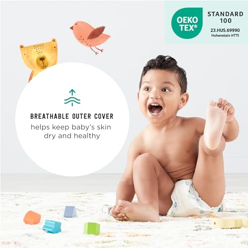 Hypoallergenic Size 5 Diapers, 132 Count E662