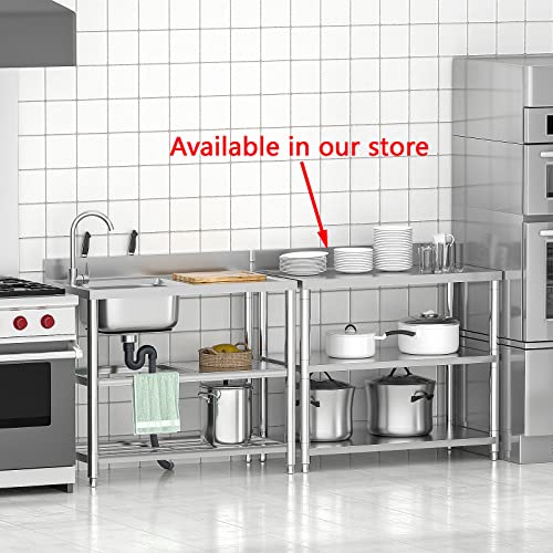 Stainless Steel Single Bowl Kitchen Sink with Faucet R221