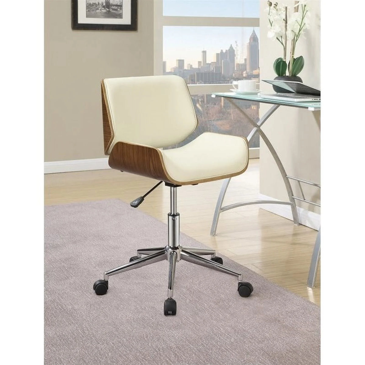 3 Piece Office Chair Writing Desk and Mobile File Cabinet O368