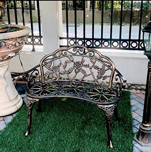 Cast Aluminum Patio Bench K5739