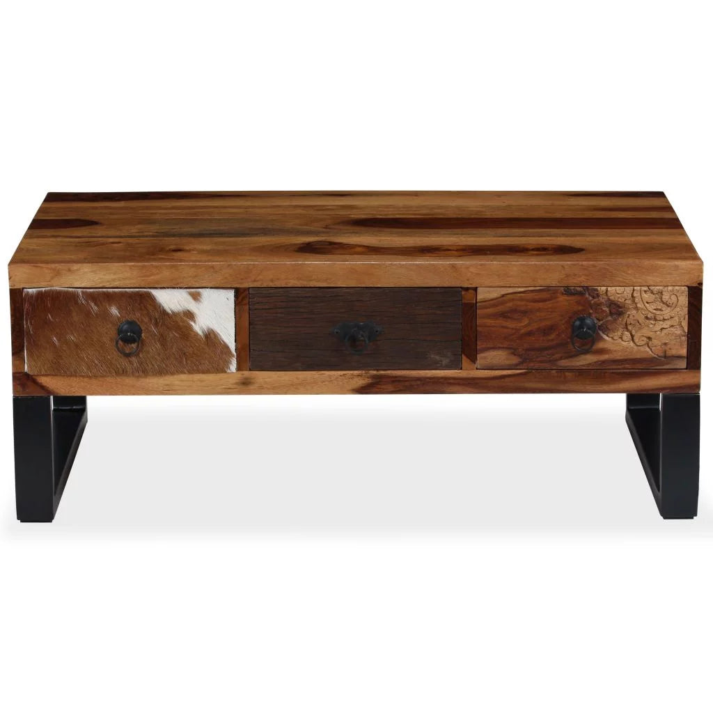 Solid Sheesham Wood Coffee Table F271