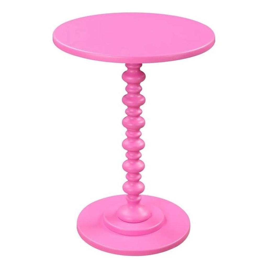 Pink Painted Spindle Table A478
