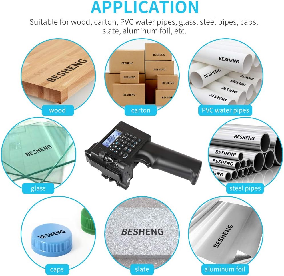 Handheld Inkjet Printer with Ink Cartridge K8918