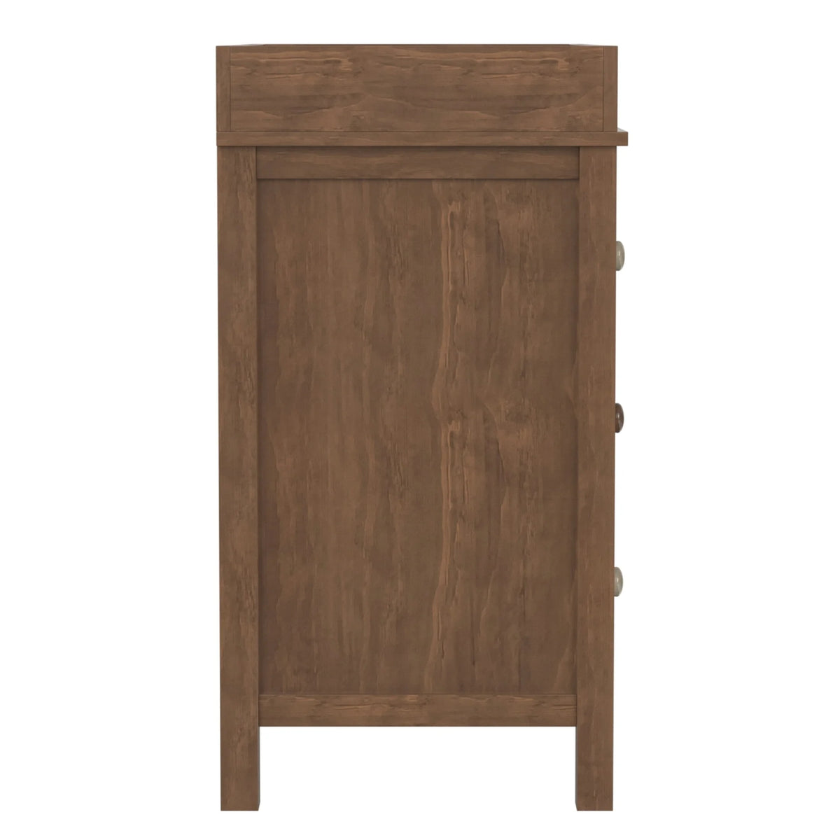 3-Drawer Changer Dresser with Removable Changing Tray Brown Y9196