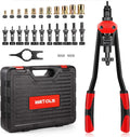 16 Rivet Nut Tool Kit with 11 Mandrels and 110pcs Rivnuts U221217