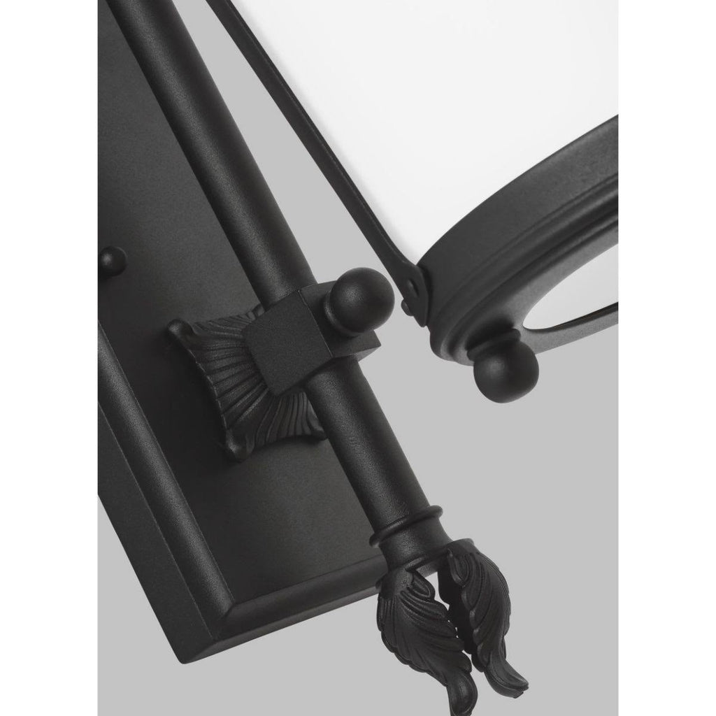 Black One Light Outdoor Wall Lantern D88626