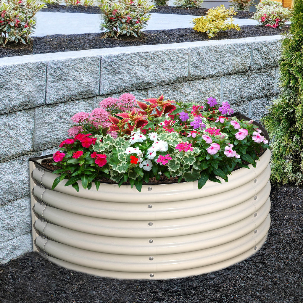 17 Tall Semi-circle Raised Garden Bed R89915