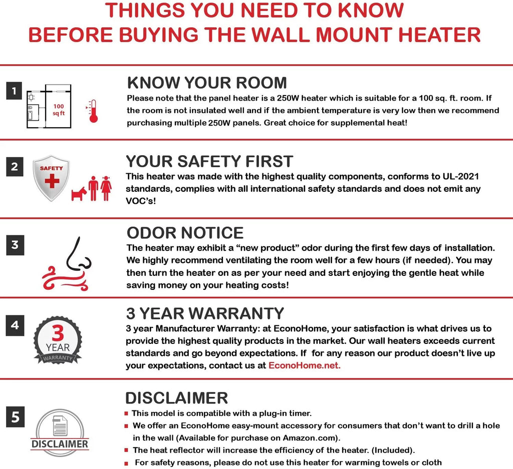 250 Watt Splashproof Convection Heater K6866