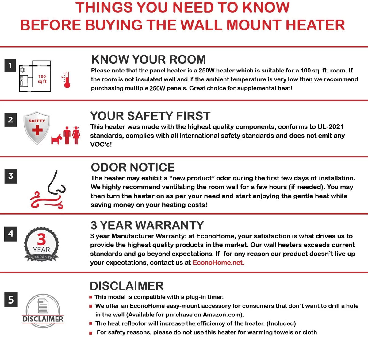 250 Watt Splashproof Convection Heater K6866