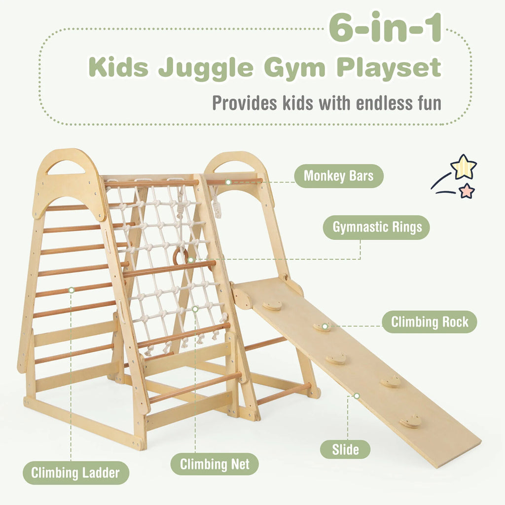 Climbing Toy with Slide Climbing Net Climbing Rock Tent W578