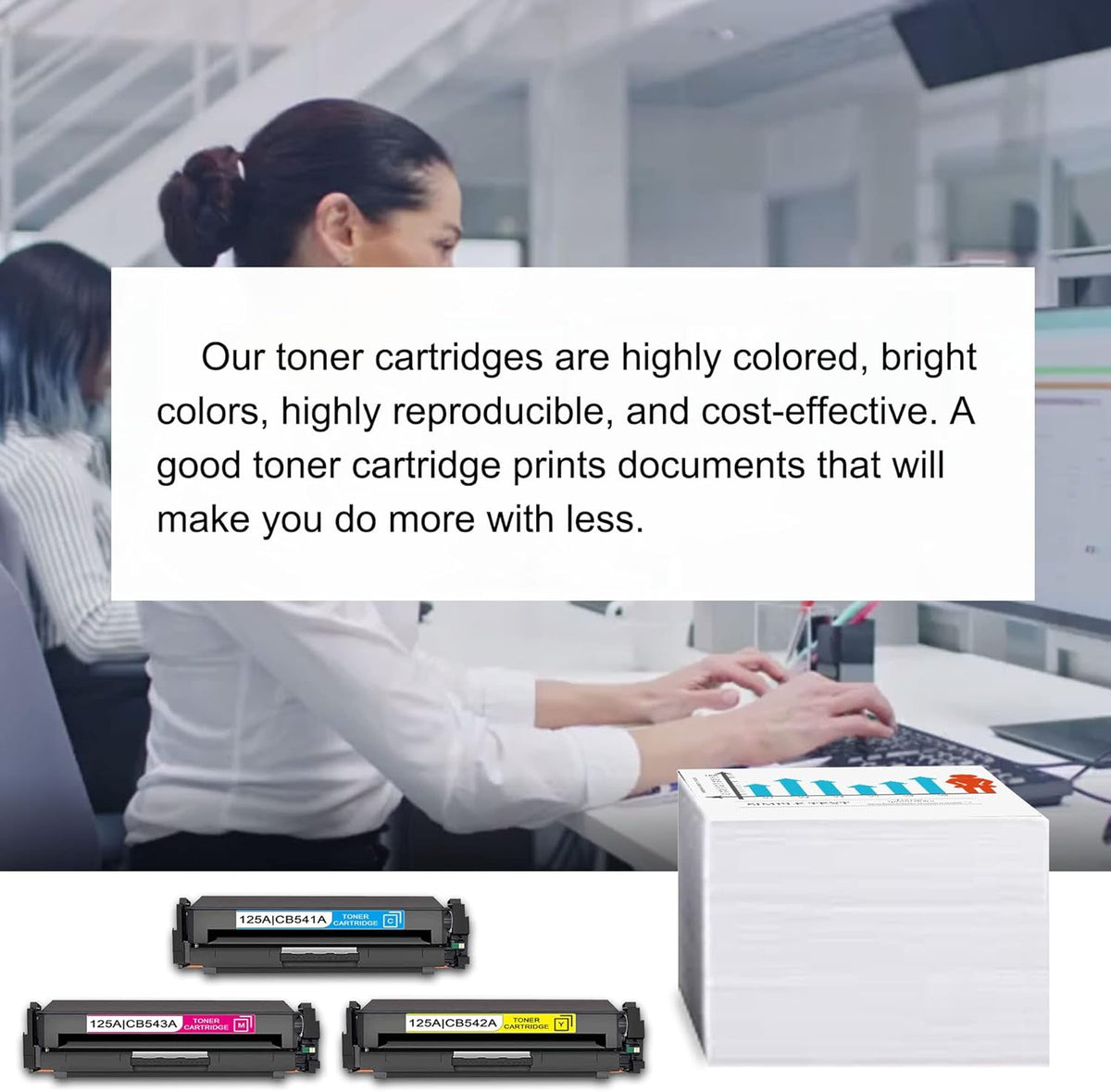 3-Pack Remanufactured Toner Cartridge Replacement W87497