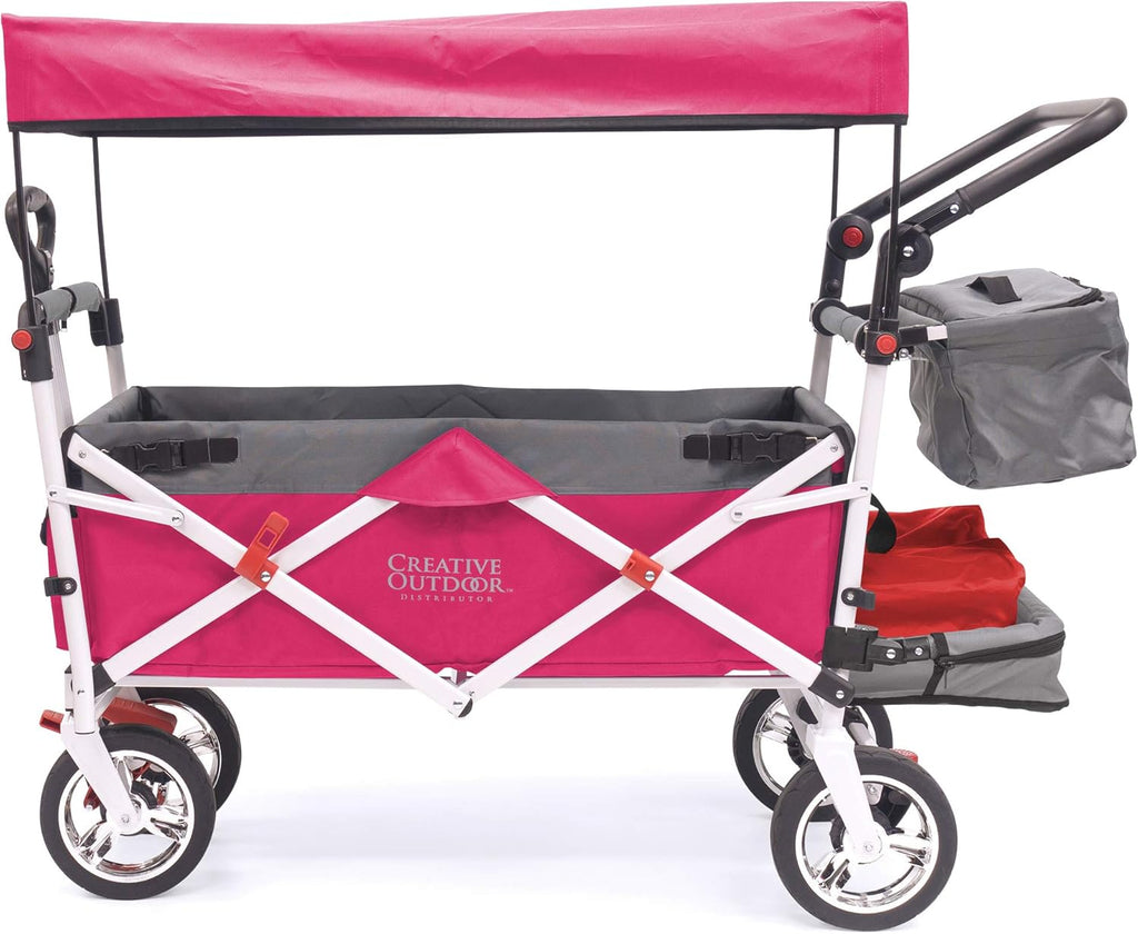 Collapsible Folding Wagon Cart Navy Blue F127