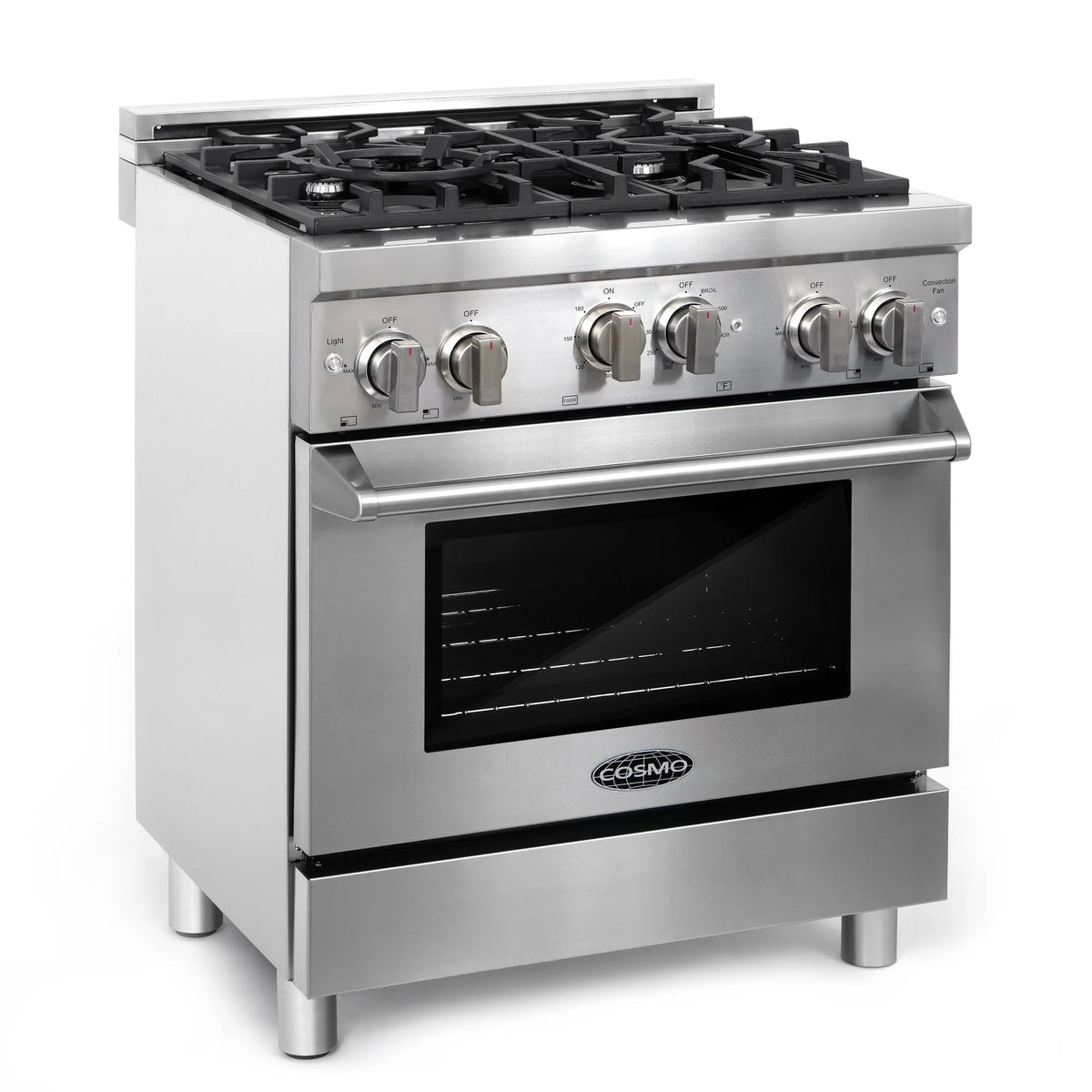 2 Piece Gas Range and Range Hood Kitchen Appliance Bundle B12316