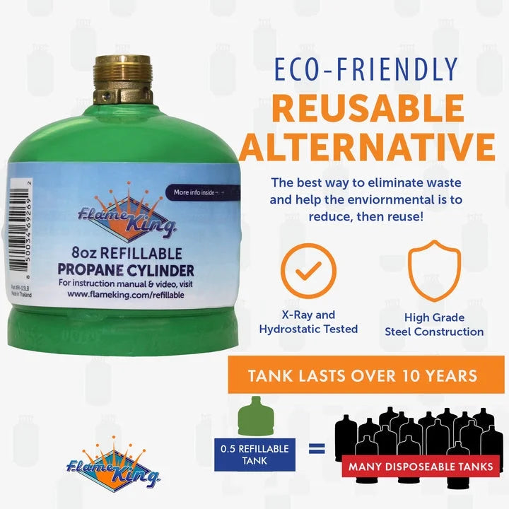 Refillable Empty Propane Cylinder Tank 2-pack O3437