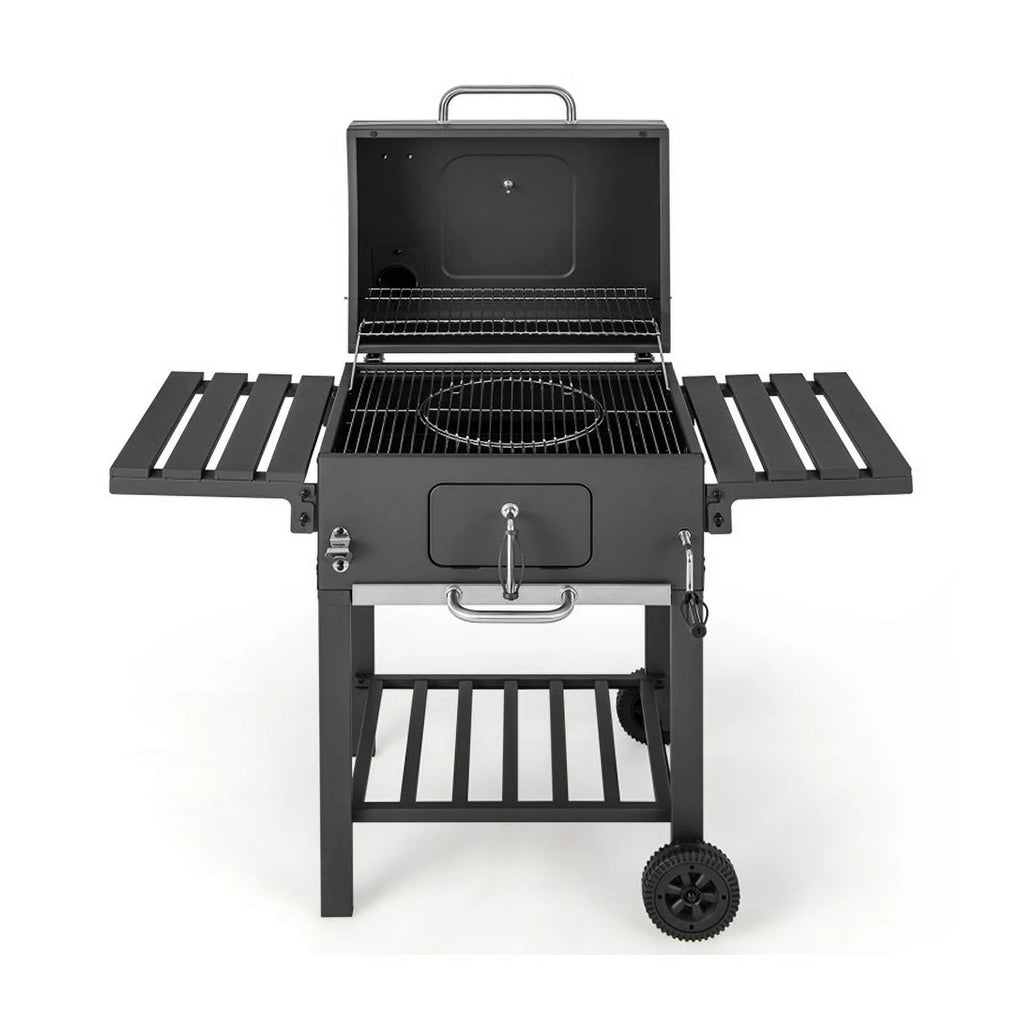 Charcoal Grill with Storage Shelf B557