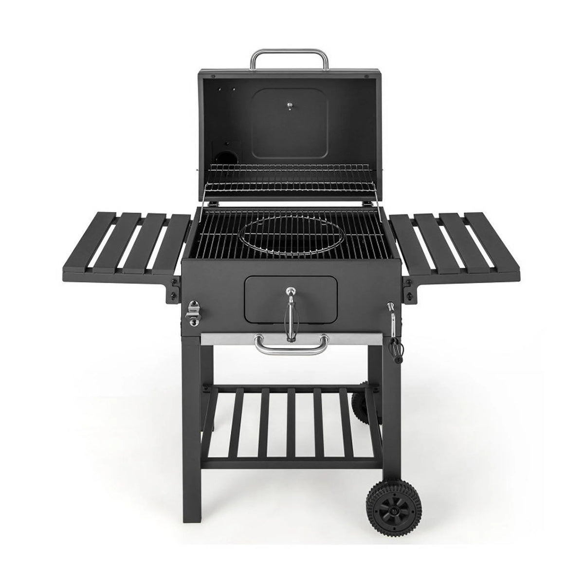 Charcoal Grill with Storage Shelf B557