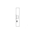 Electric Strike Body with Latchbolt Strike Monitor Bright Brass Finish V83464