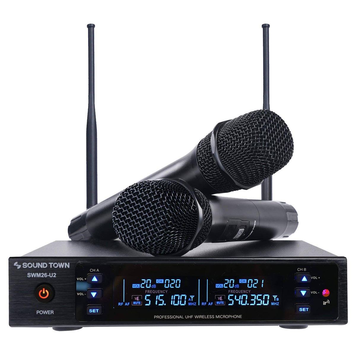 UHF Wireless Microphone System F522