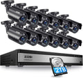 1080p 16 Channel Security Camera System with 2TB Hard Drive and 16 Bullet Cameras T683