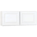 36x15x12 in. Wall Bridge Kitchen Cabinet in Satin White F2797