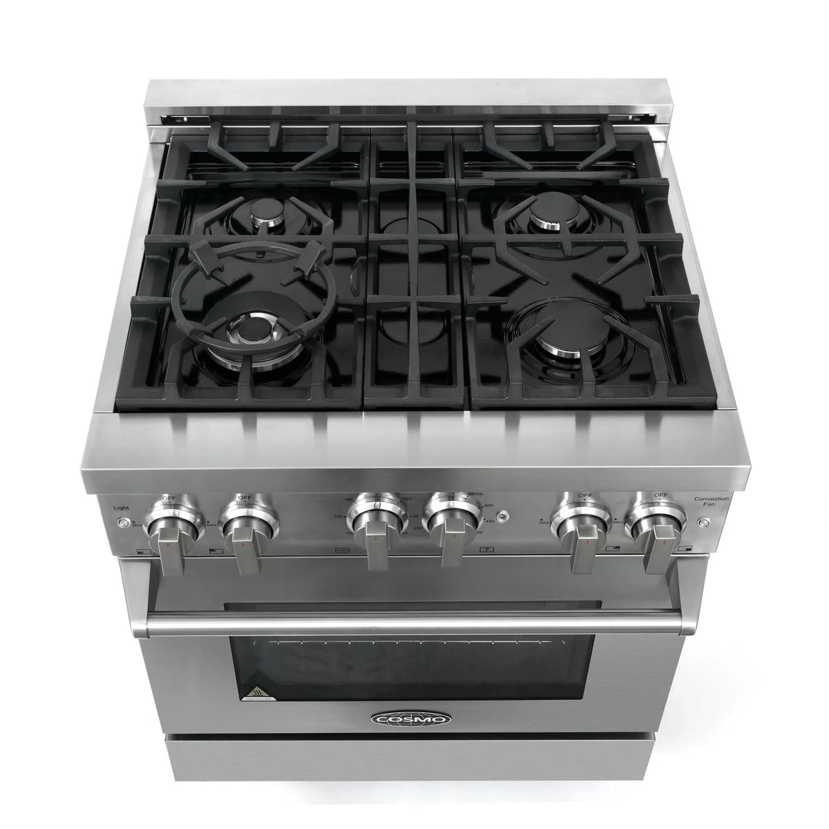 2 Piece Gas Range and Range Hood Kitchen Appliance Bundle B12316