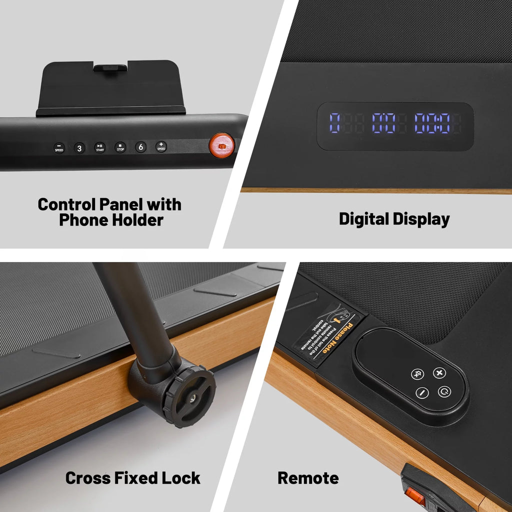 3HP Folding Walking Pad Treadmill with Adjustable Handlebar G746